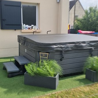 Installation de spa en extérieur