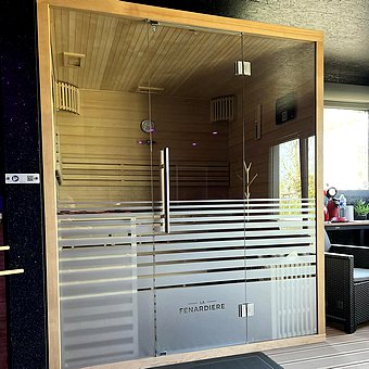 Installation de sauna
